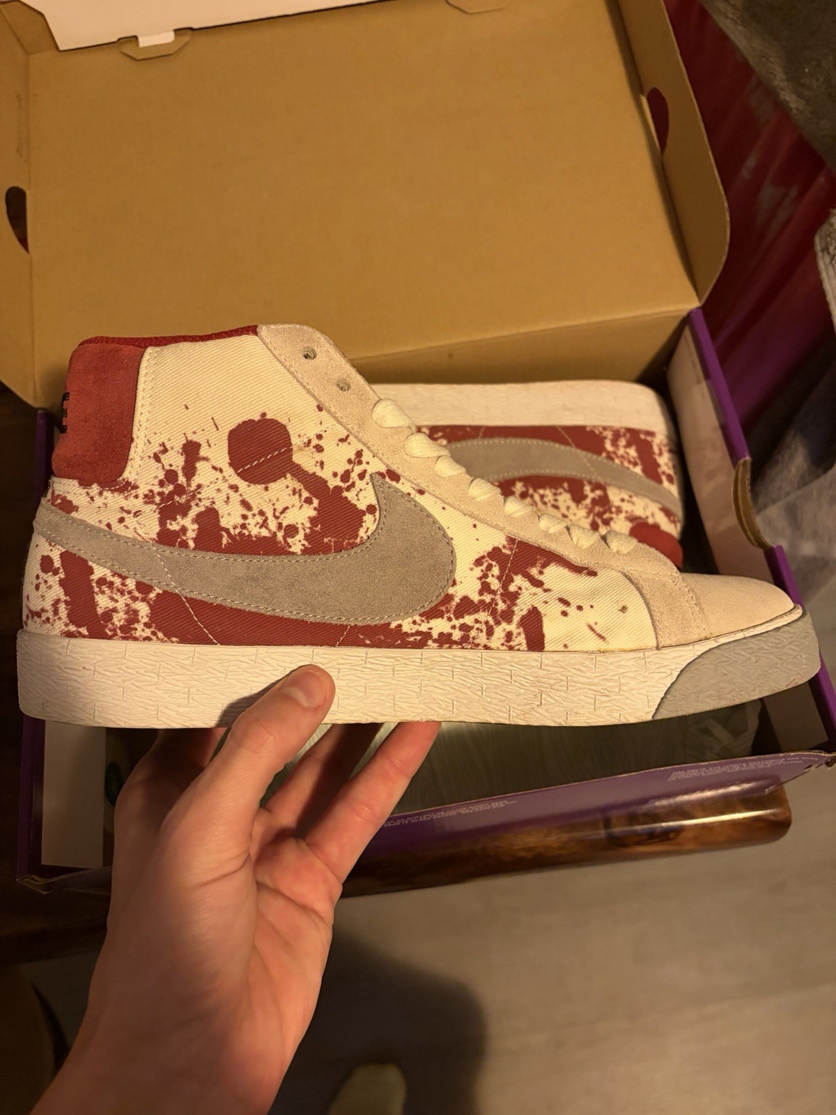 Nike Blazer SB Blood Splatter 2009 - Sz 10.5 - Very Clean - Dexter Morgan - Box