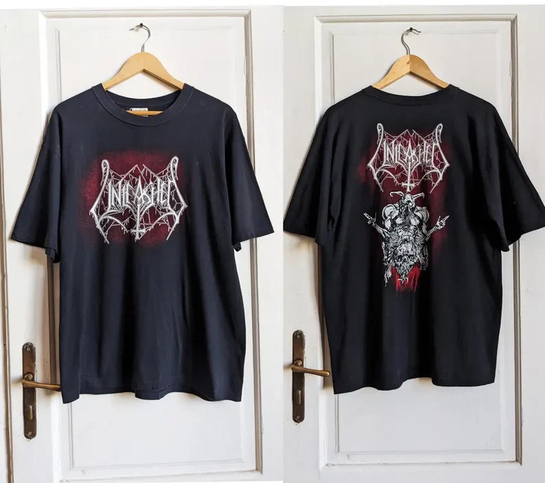 2 Sides UNLEASHED Band Album Short Sleeve Cotton Black S-5XL T Shirt BB114