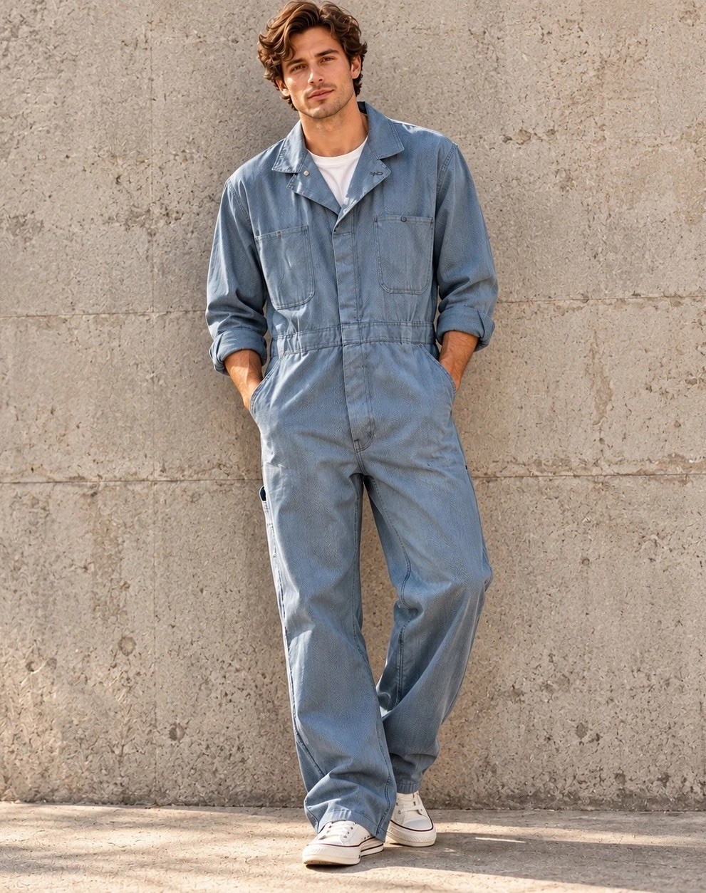 Universal Overall Vtg Stone Cutter Coveralls Sz44 Japanese Workwear 1955-65 NWOT