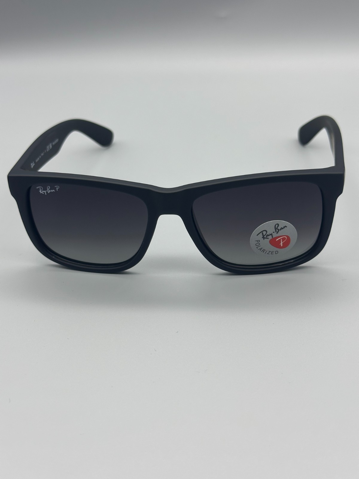 Ray-Ban RB4165 622/T3  Justin Polarized Sunglasses Grey Classic Frame 54mm