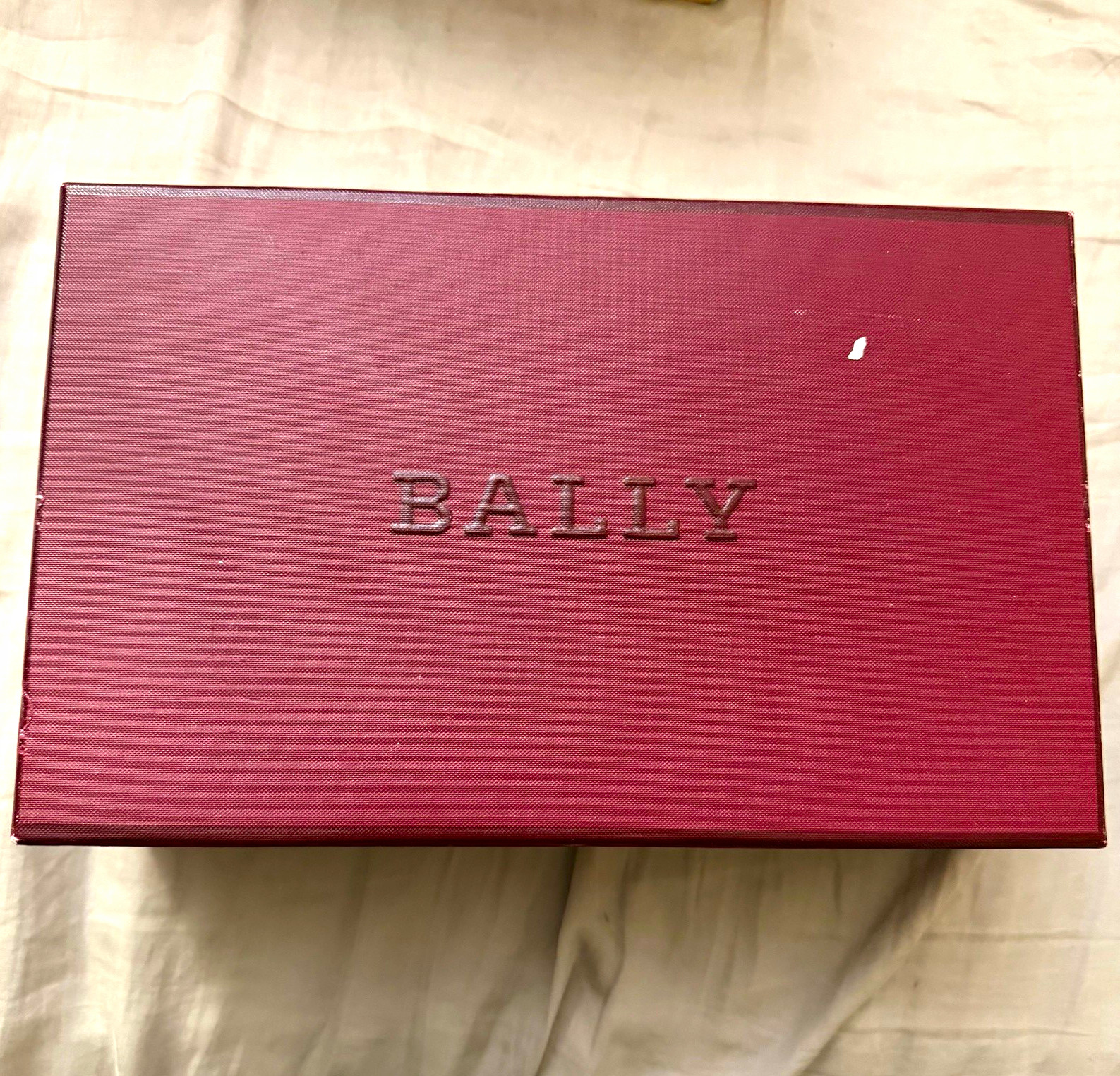 Bally Asaka Men\'s White Leather Lace-Up Sneakers Logo Stripe US 10.5 EU 41