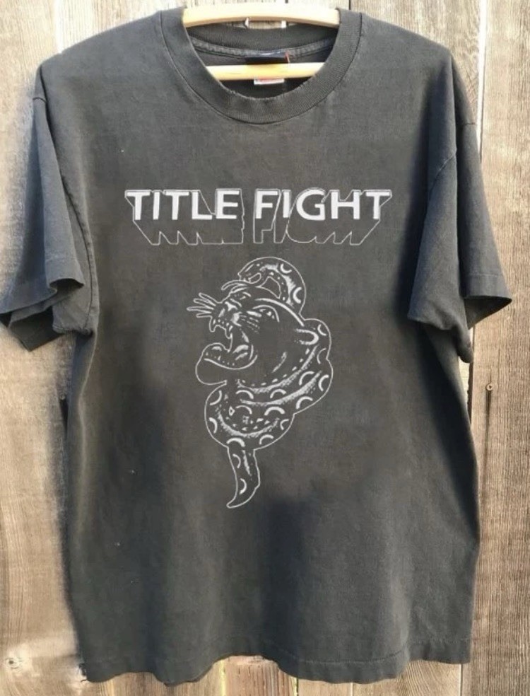 Title Fight Band T Shirt Graphic Charcoal Unisex T Shirt Men Women Size S to 5XL