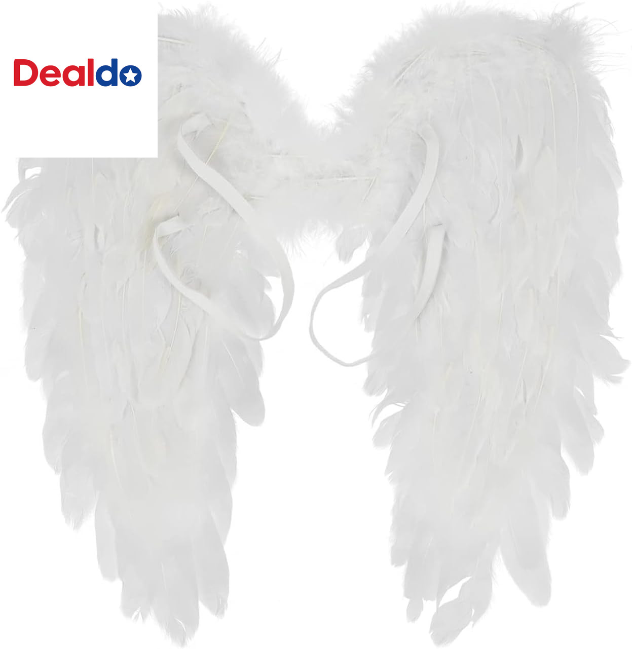 White Feather Angel Wings Fairy Costume Cosplay Halloween Christmas Size B