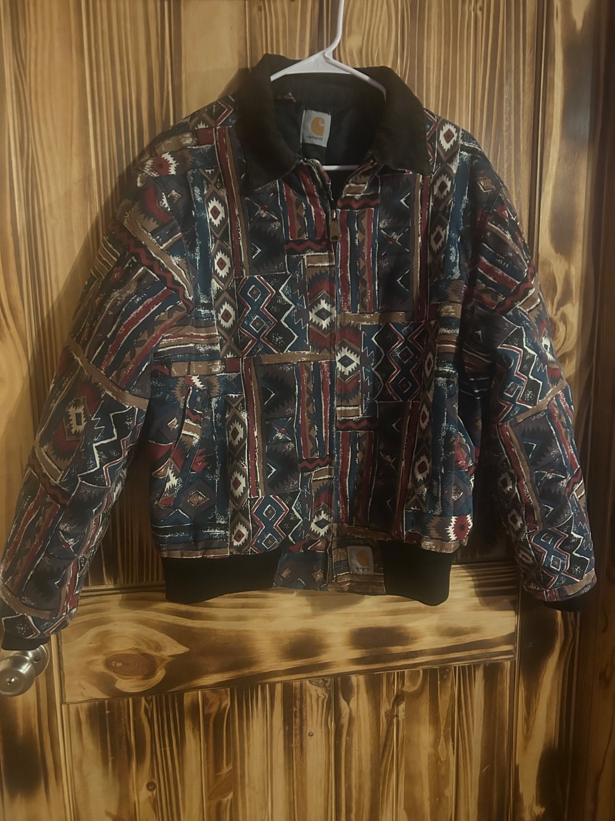 Vintage Carhartt Santa Fe all over print work wear jacket. Great condition.