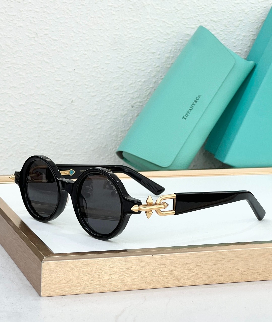 Tiffany Style Round Sunglasses - HardWear Design Luxury Retro Women's Eyewear