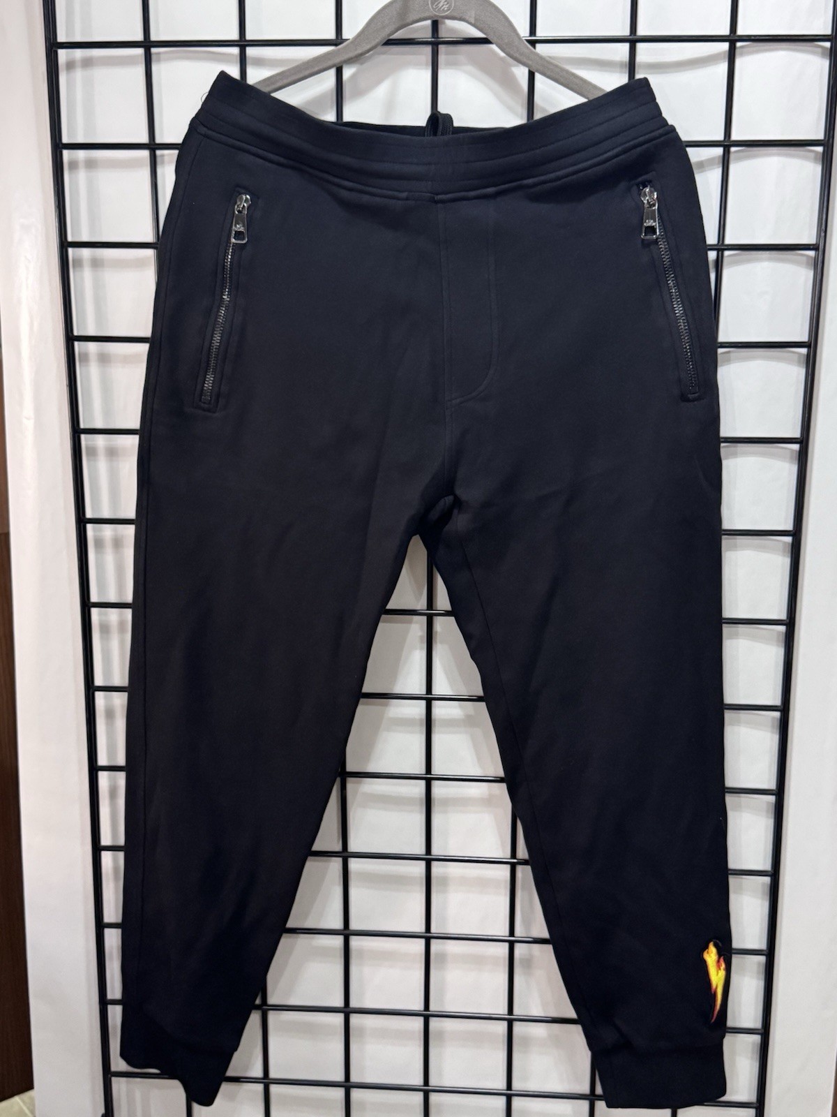 Neil Barrett Mens Joggers Size M Slim Fit Low Rise Pants