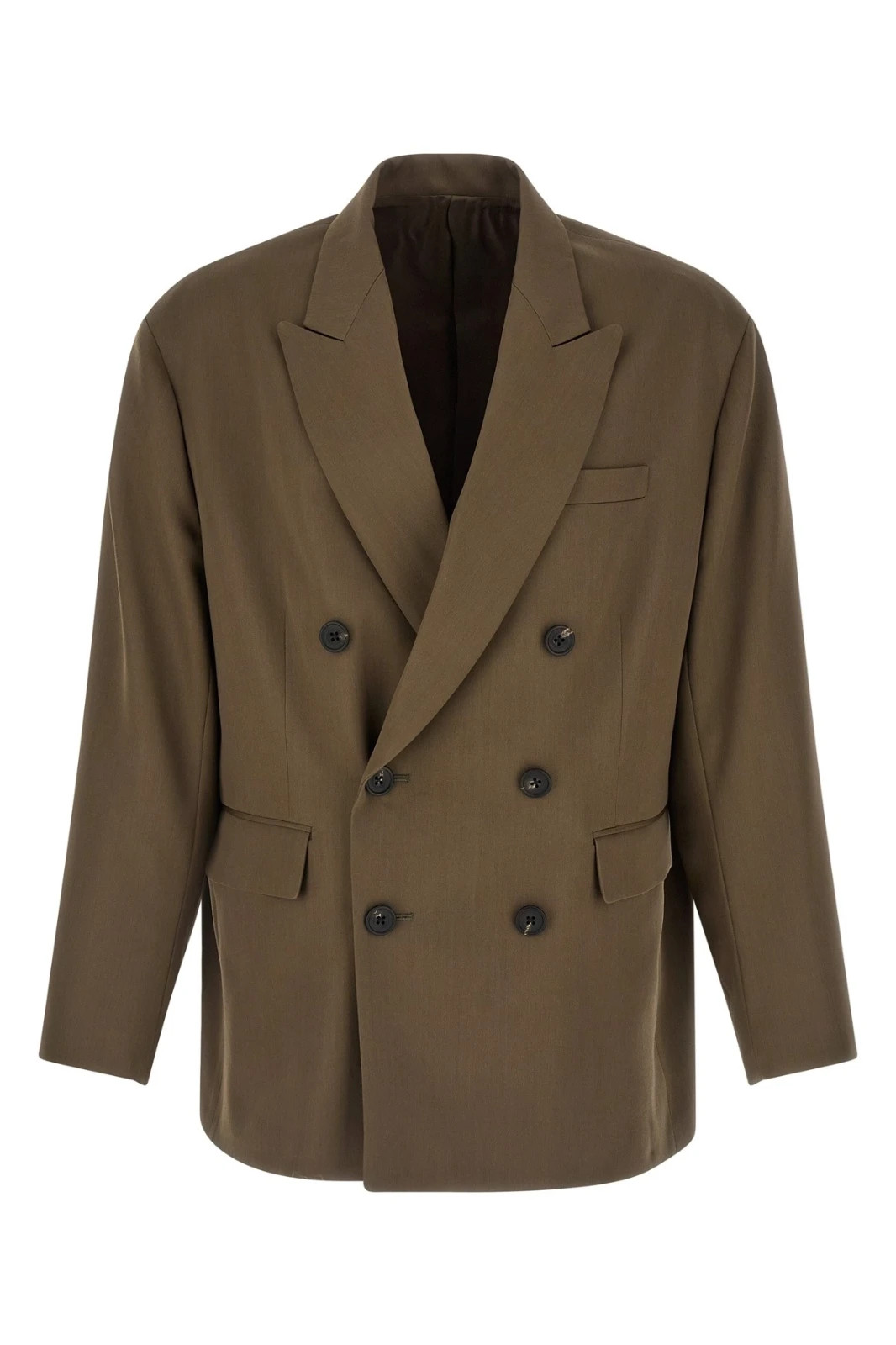 SSSTEIN Double Breasted Green Wool Blazer New & Authentic