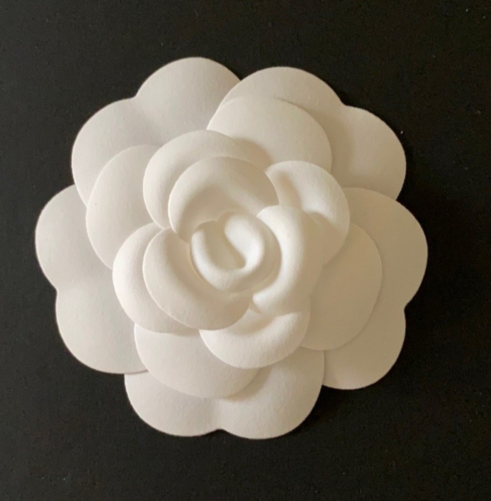 CHANEL CAMELLIA DECORATIVE FLOWER NEW - UNUSED