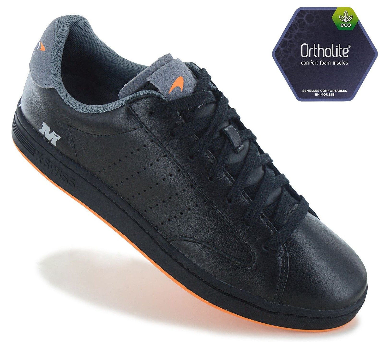 K-Swiss x McLaren F1 Lozan Klub Men\'s Sneakers Shoes Black 04415-038-M NEW