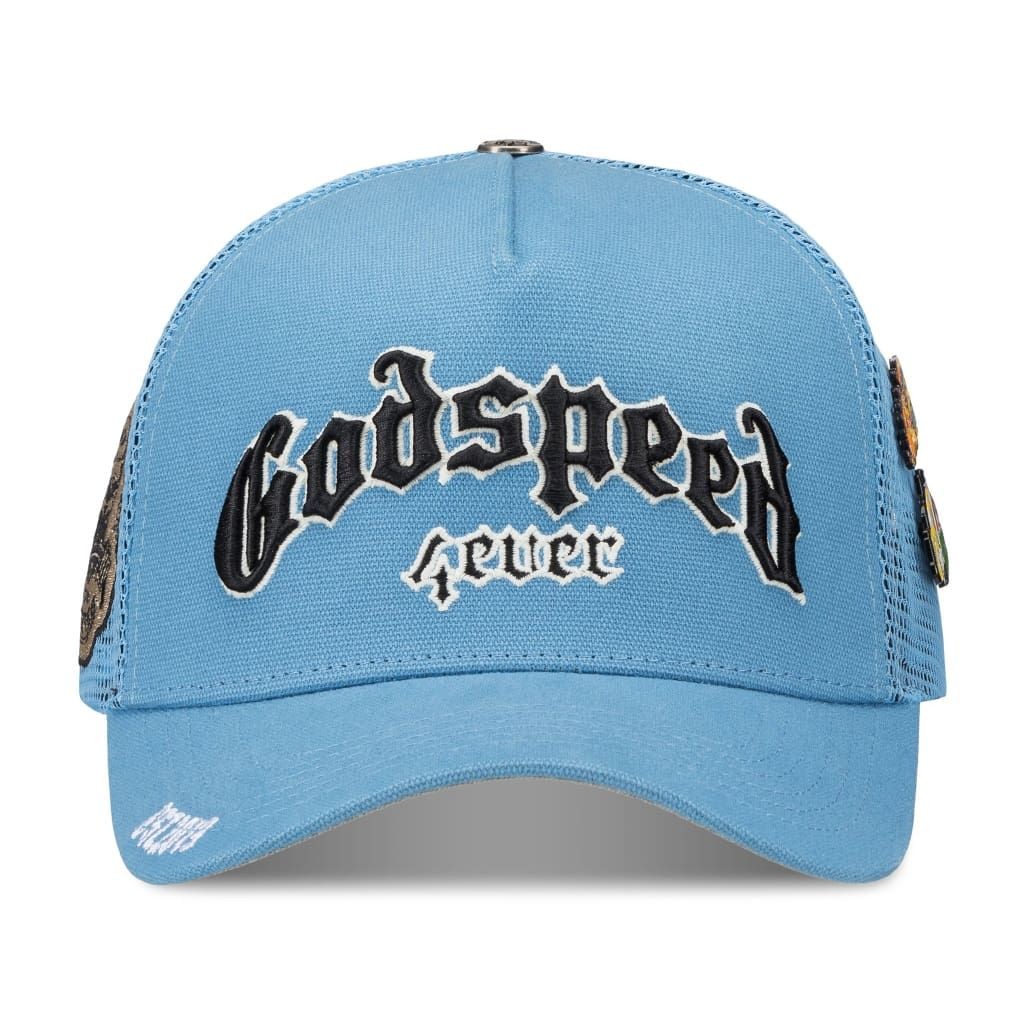 Godspeed GS FOREVER TRUCKER HAT (BABY BLUE) Limited Fashion Gift