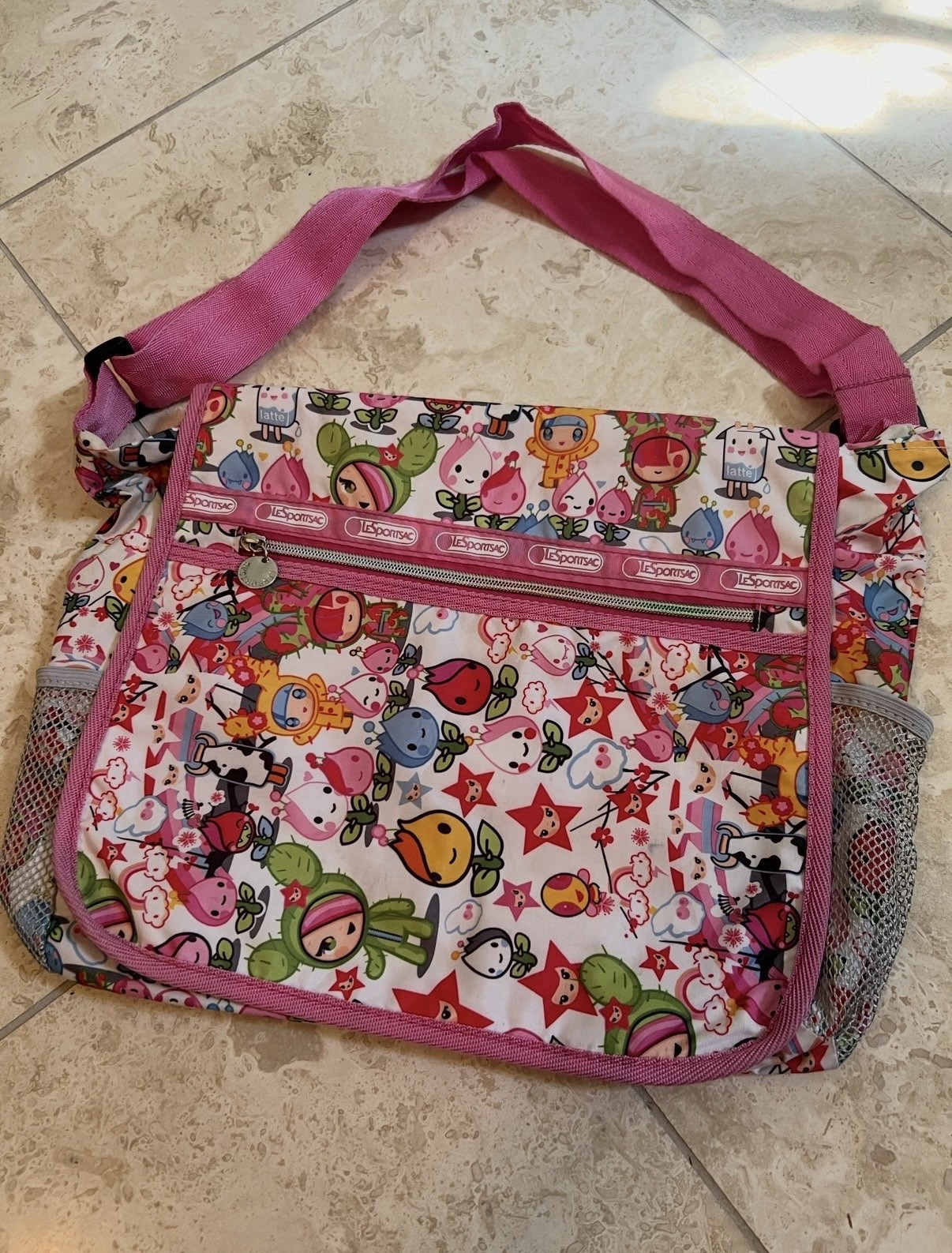 Rare Retired Lesportsac Floral Spring Messenger Bag - LIMITED EDITION