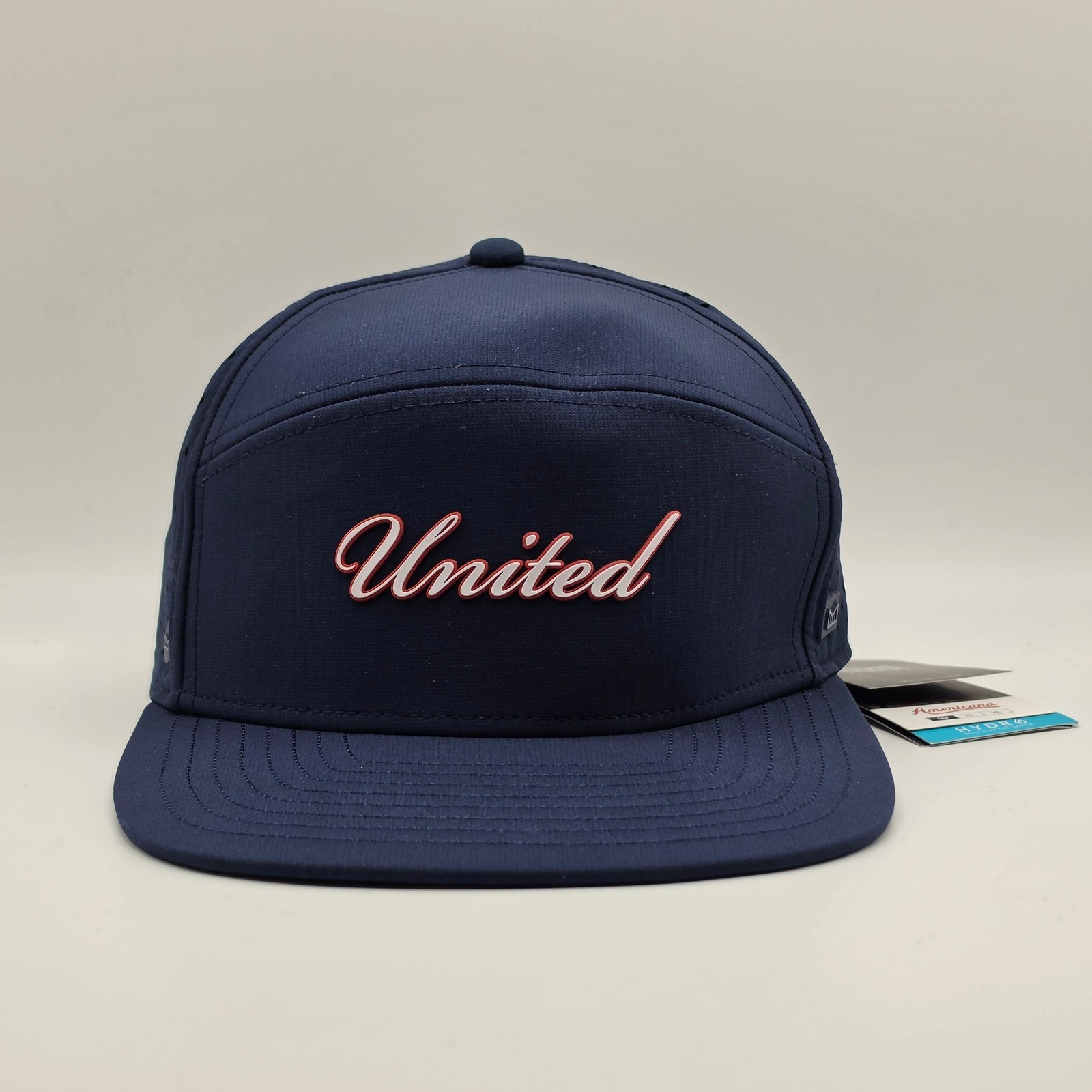 Melin Trenches Hydro Americana Hat Men Small Navy Blue Water Resistant NWT