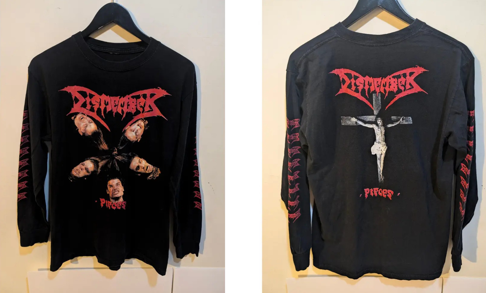 Dismember Pieces Swedish Death Metal Long Sleeve