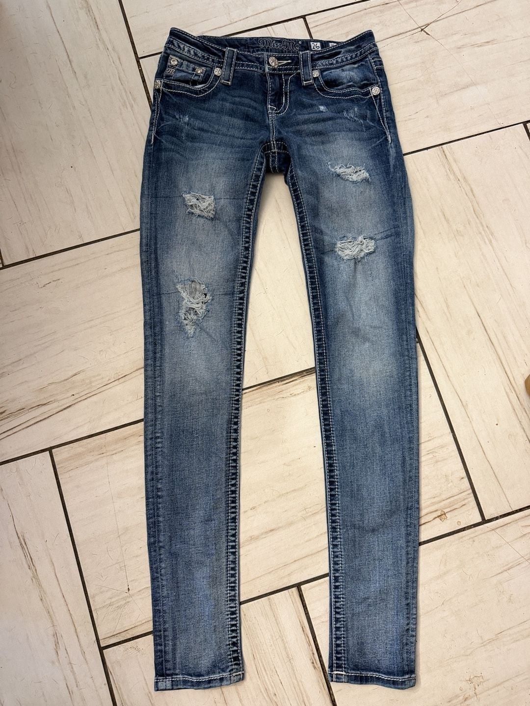 Miss Me Signature Skinny Jeans Size 26