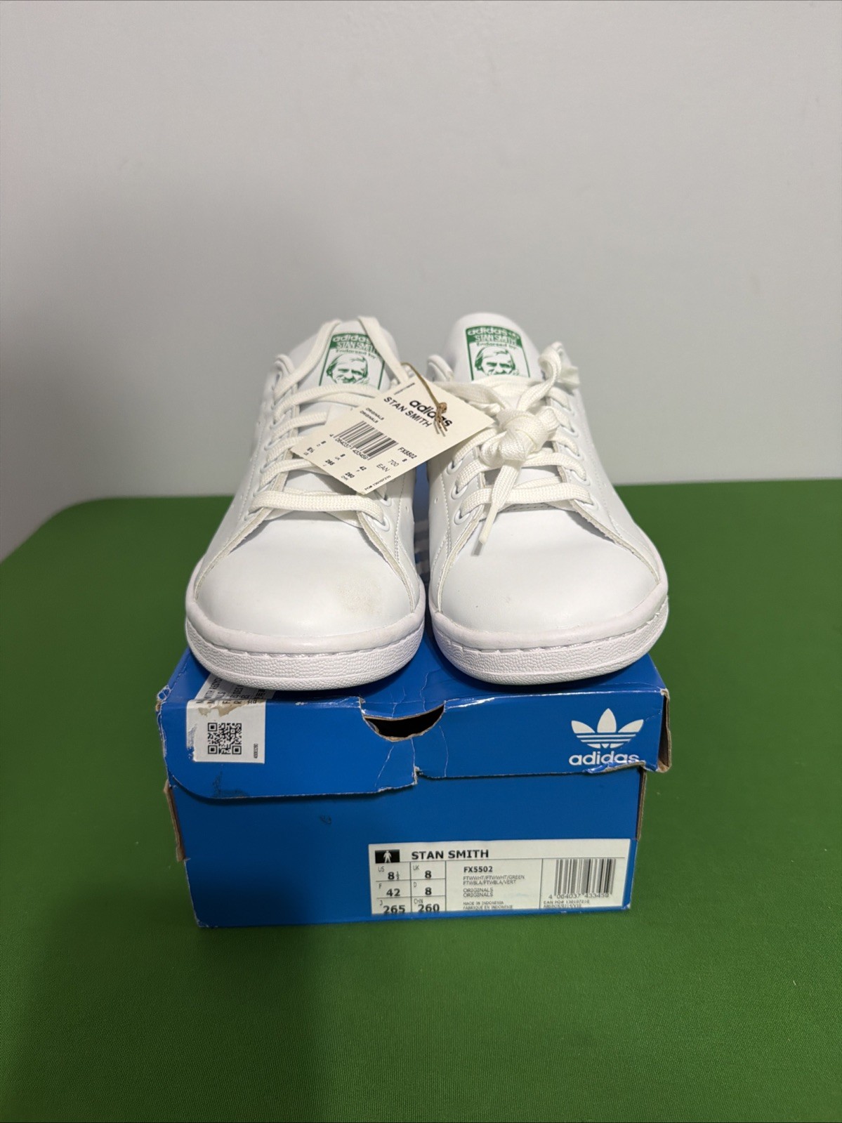 Adidas Stan Smith 8.5 Men\'s New In Box w Tags FX5502