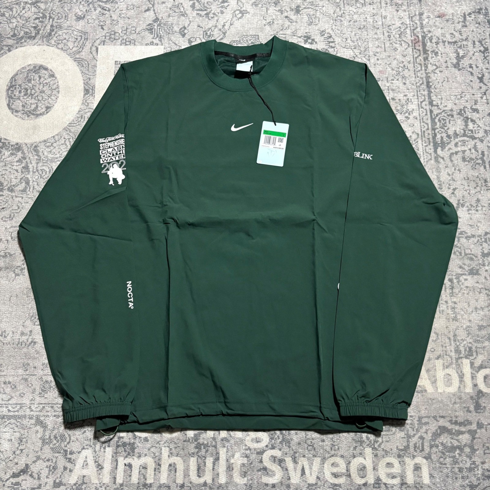 Nike x NOCTA Golf Crewneck Pullover Mens XL Green DJ5584-397 NWT Drake 2021