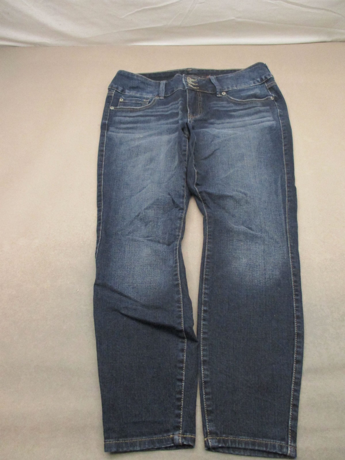 Torrid Size 12 Womens Blue Cotton Blend Pockets Casual Comfy Zip Jeggings 561