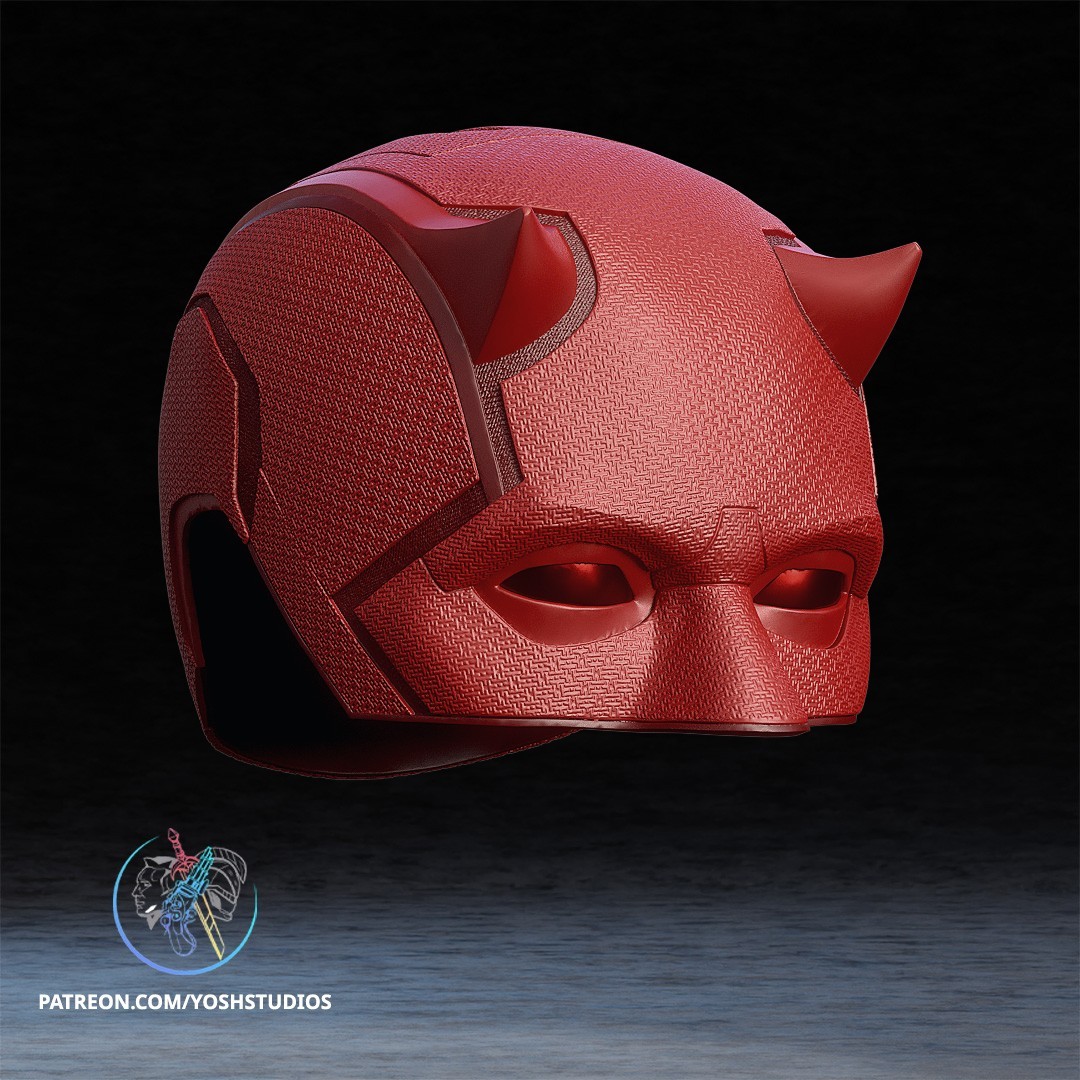 Daredevil Reborn Inspired Cosplay Mask Magnet ready . Marvel inspired