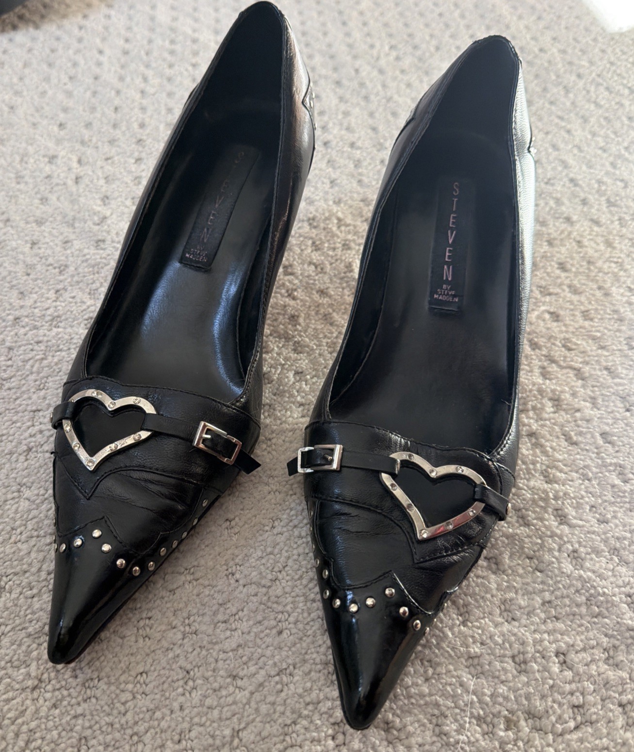 Vintage Steve Madden Leather Mules 7.5