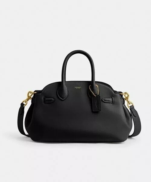 COACH CU066 Empire Carryall 26 Black Outlet New Leather