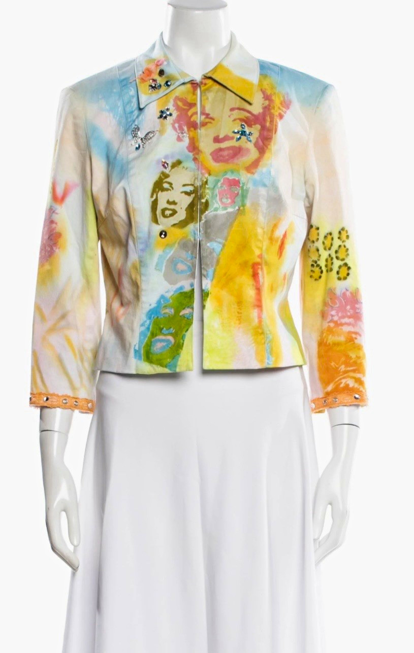 Rare vintage Alberto Makali Women\'s Marilyn Monroe Jacket