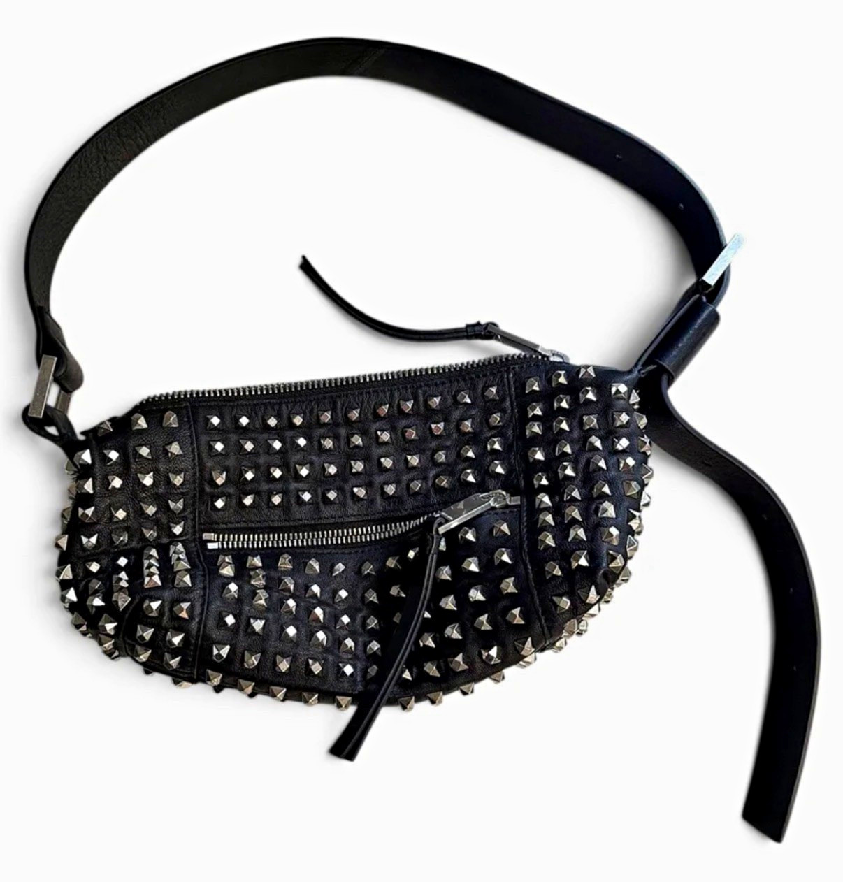 All Saints vega embellished mini shoulder bag