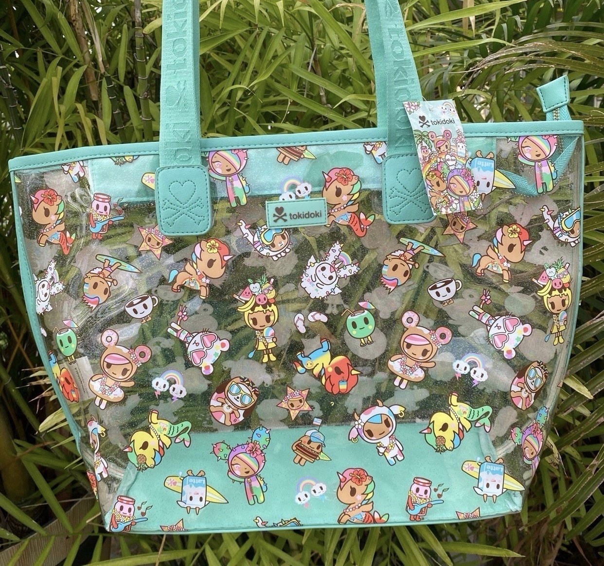 Tokidoki Hawaii Exclusive Clear Large Tote Bag New with Tags Limited Edition New
