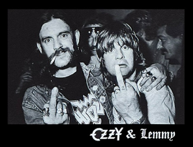 OZZY OSBOURNE Finger Logo Heavy Metal Music Concert T-Shirt Men\'s S M L XL XXL