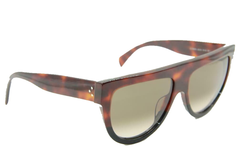 NEW CELINE CL 41026/S AEAZ3 HAVANA GRADIENT AUTHENTIC SUNGLASSES CL41026/S 58-16