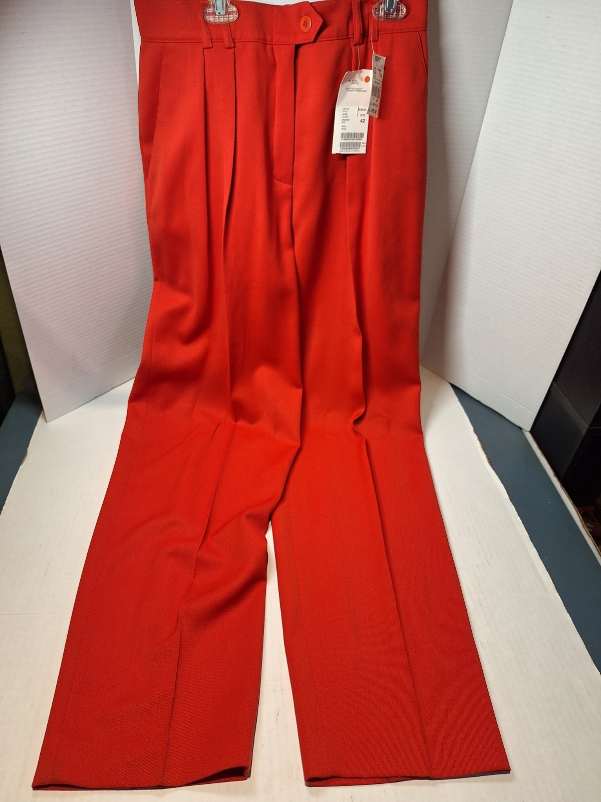 Vintage Nwt Escada Margaretha Ley Virgin Wool Pants EU 42, US 12 Germany $275