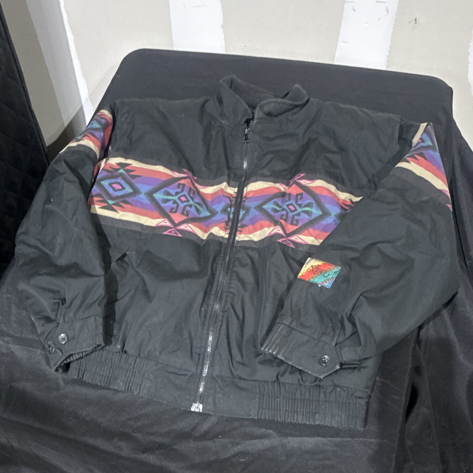 VTG Men’s Roper Jacket Size Medium Western Wear Cowboy Rodeo Ranch Wear Black M