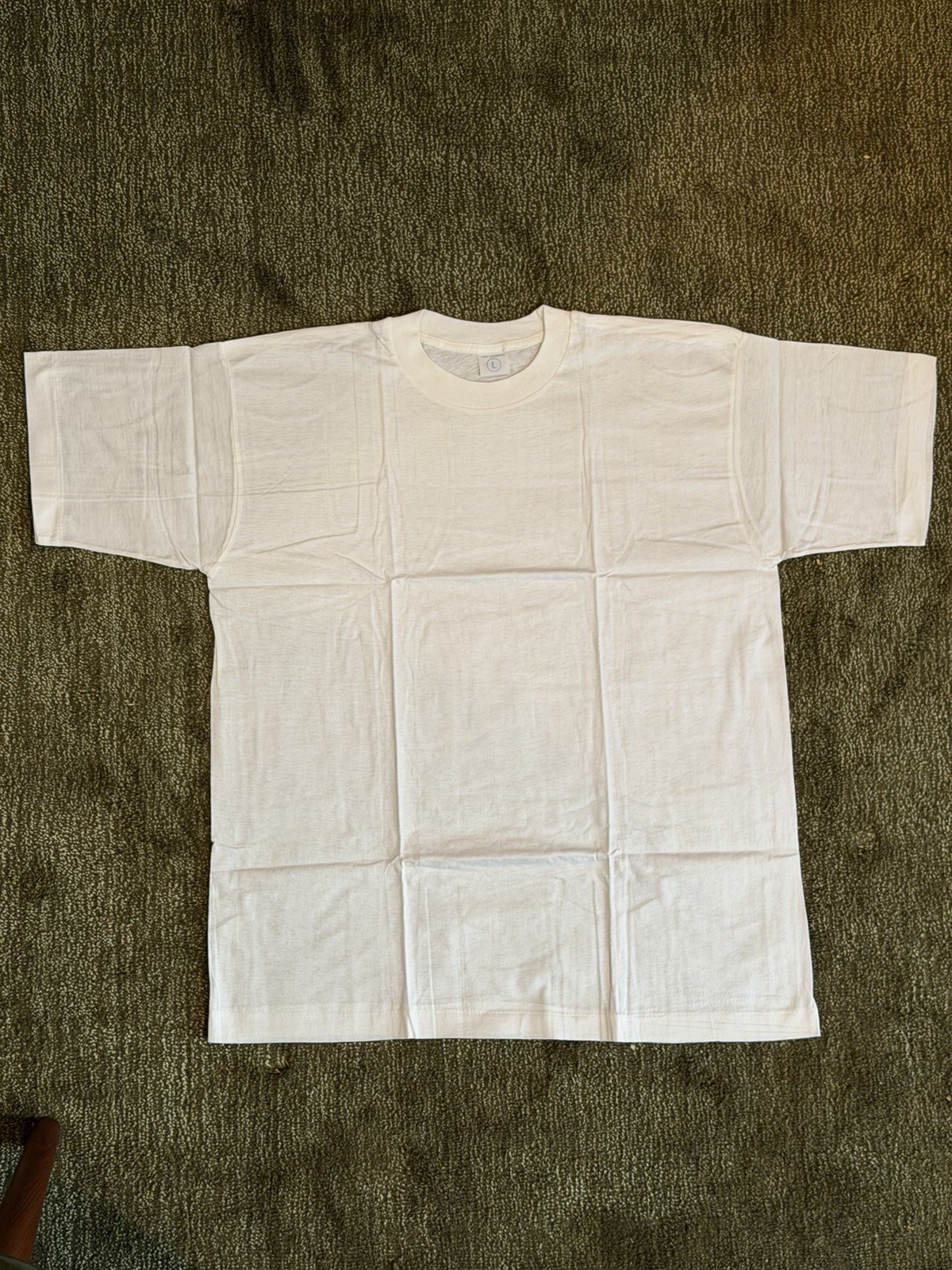 Vintage 1980s/90s Italian Single Stitch Deadstock Blank White Tee T-Shirt