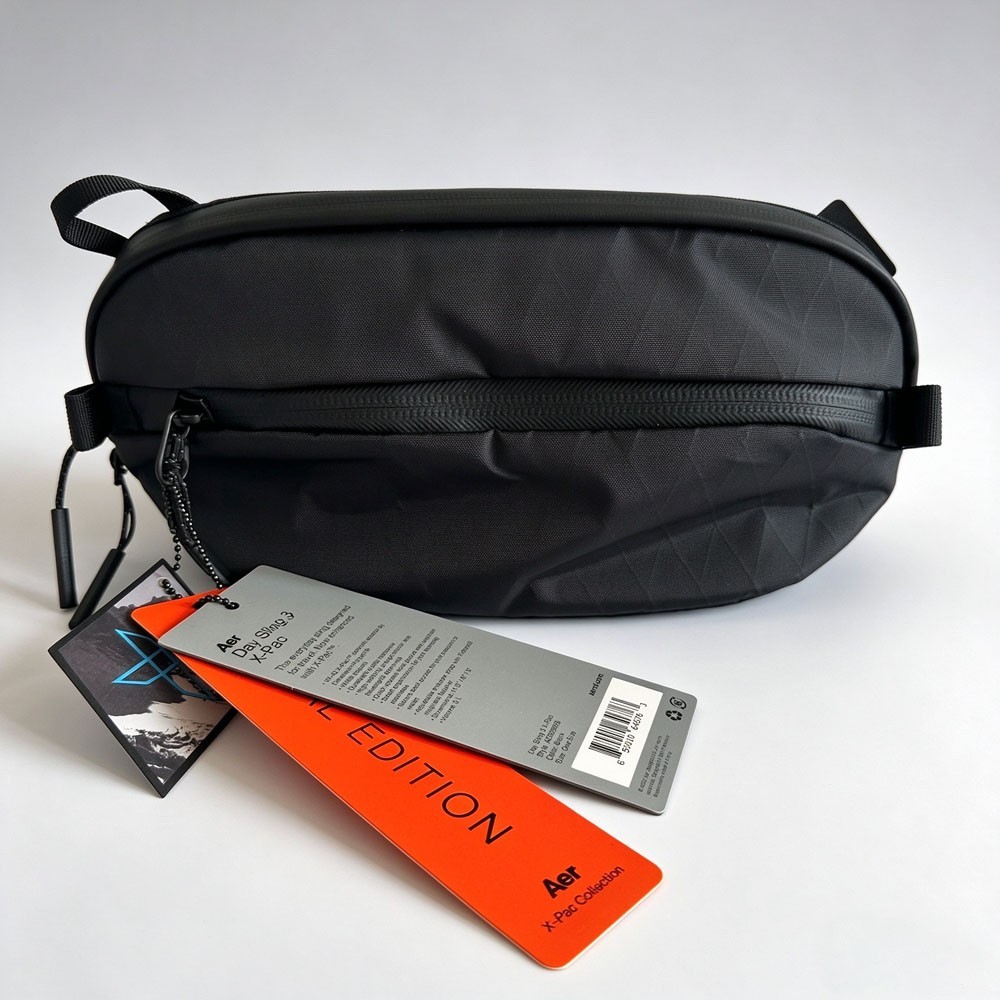 Aer Day Sling 3 X-Pac Black 3L Crossbody EDC Travel Bag BNWT