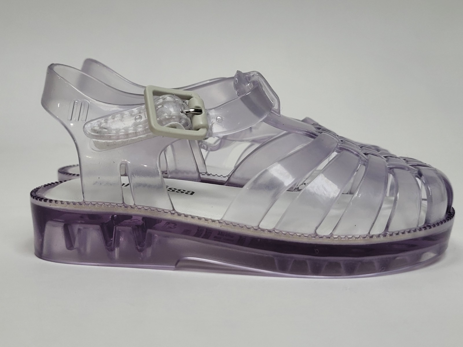 Mini Melissa Possession Purple Clear Jelly Sandals Size 6 NEW
