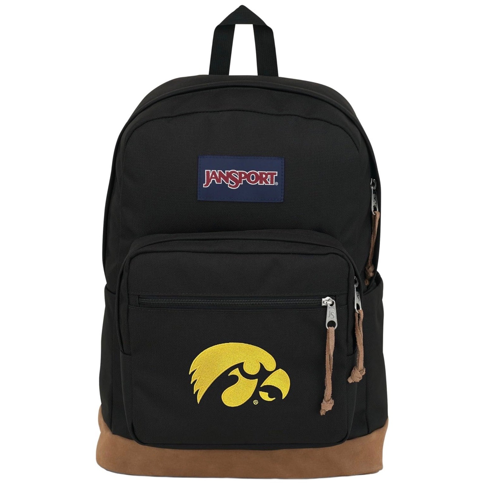JanSport NCAA Iowa Hawkeyes Right Pack Backpack 15 Inch Laptop Sleeve Black
