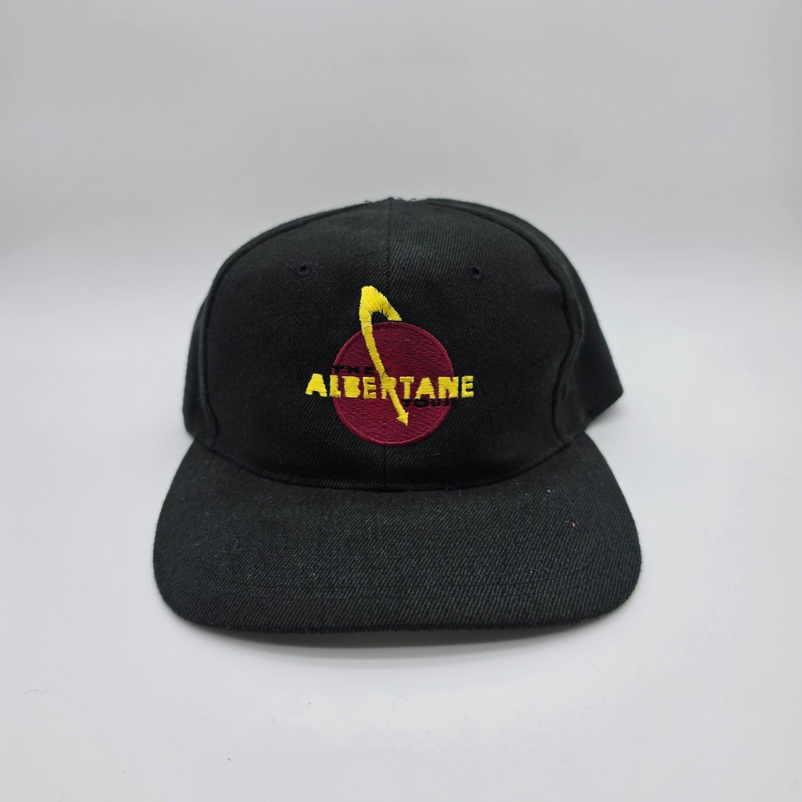 Vintage 1998 Hanson The Albertane Tour Snapback Hat Black Starline Headwear