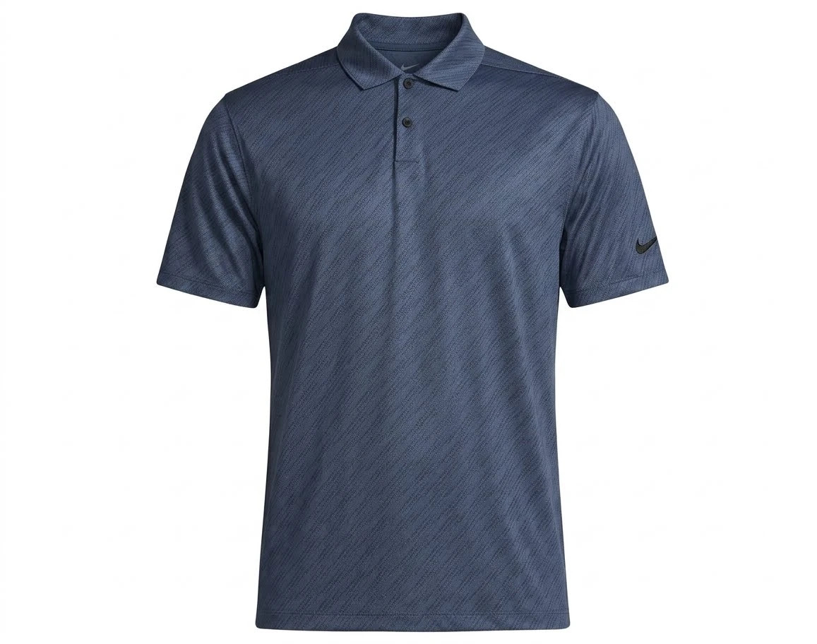 Nike Dri-Fit Men\'s Dark Blue Vapor Striped Polo Golf Shirt DH0811-437 - XL