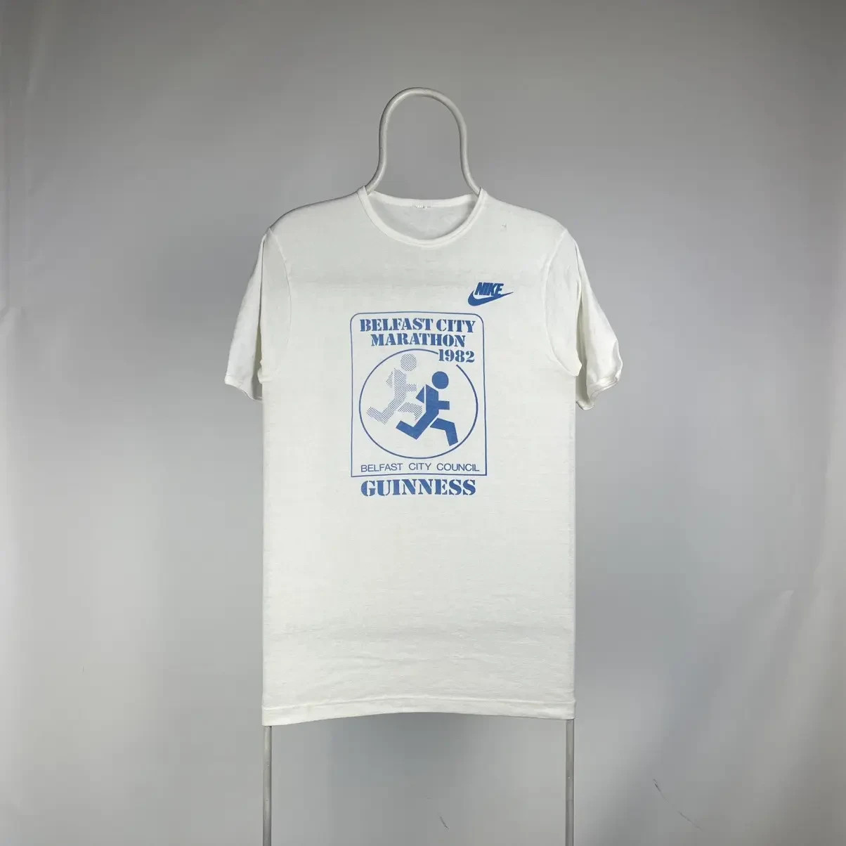 Vintage 1982 The Belfast Marathon Nike T-Shirt Guinness