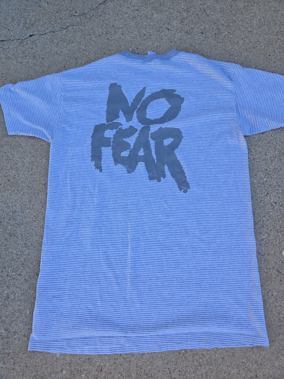 Vntg 1990s NO FEAR T-Shirt By Heartland Apparel, USA 100% Cotton, OSFM 🔥