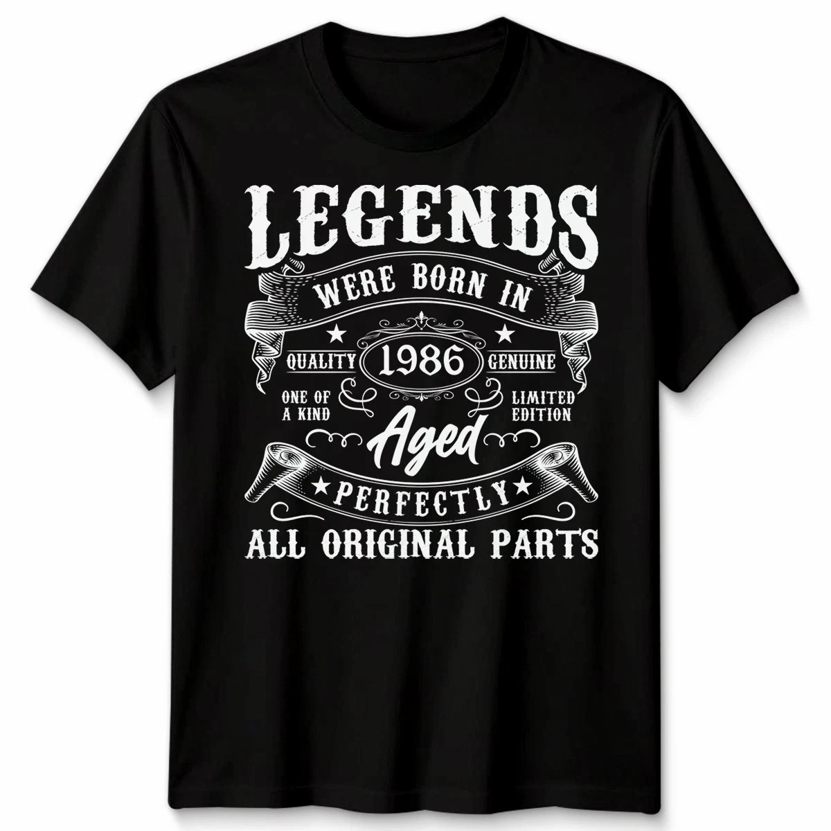 40Th Birthday Unisex Tshirt Vintage Born In 1986 40 Years Old Bday