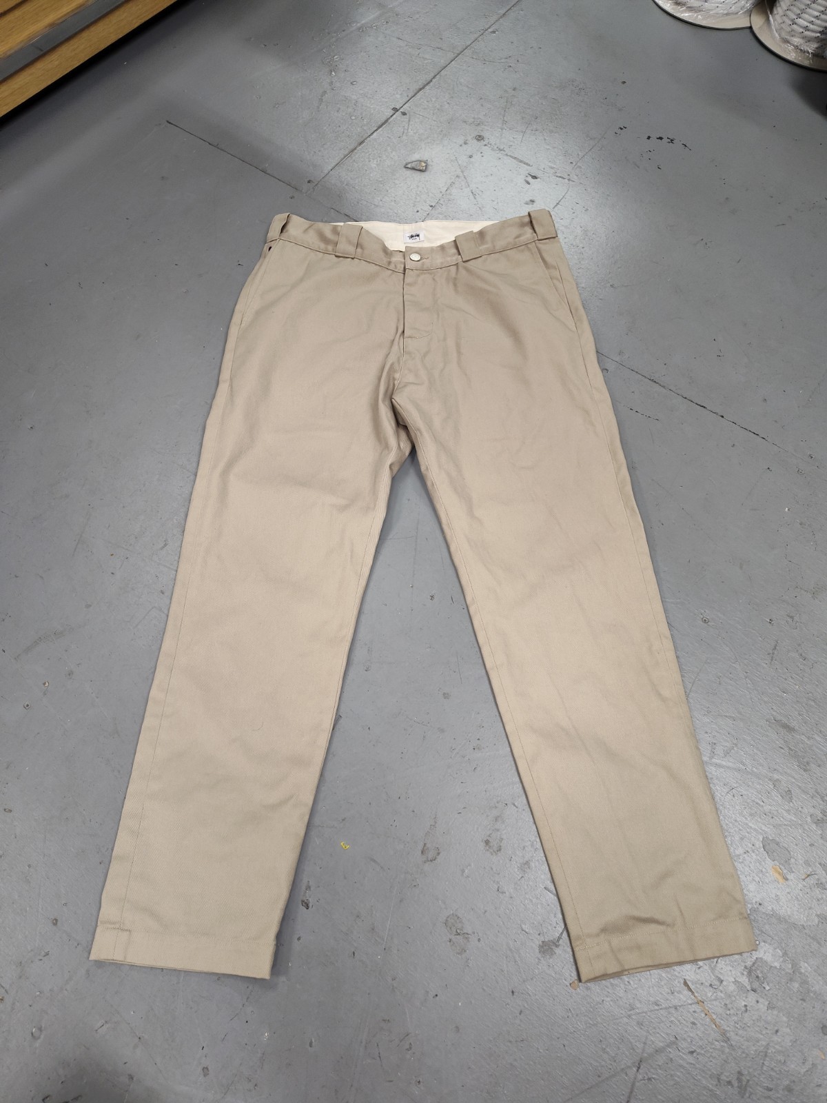Stussy Deluxe Mens 36 Khaki Chino Pants Japan Line Streetwear