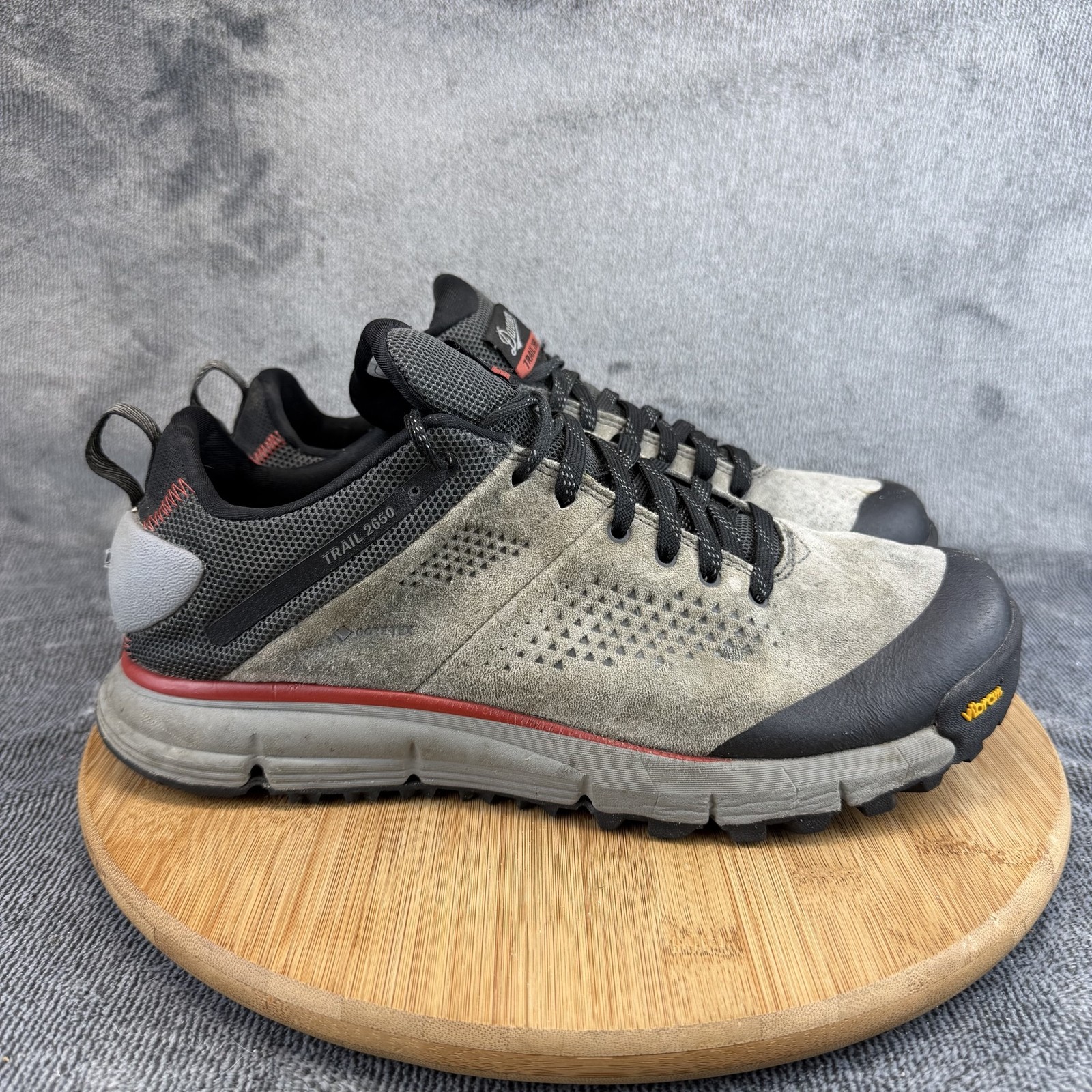 Danner Trail 2650 GTX Shoes Mens Size 10.5 Gray Waterproof Hiking Sneakers 61200