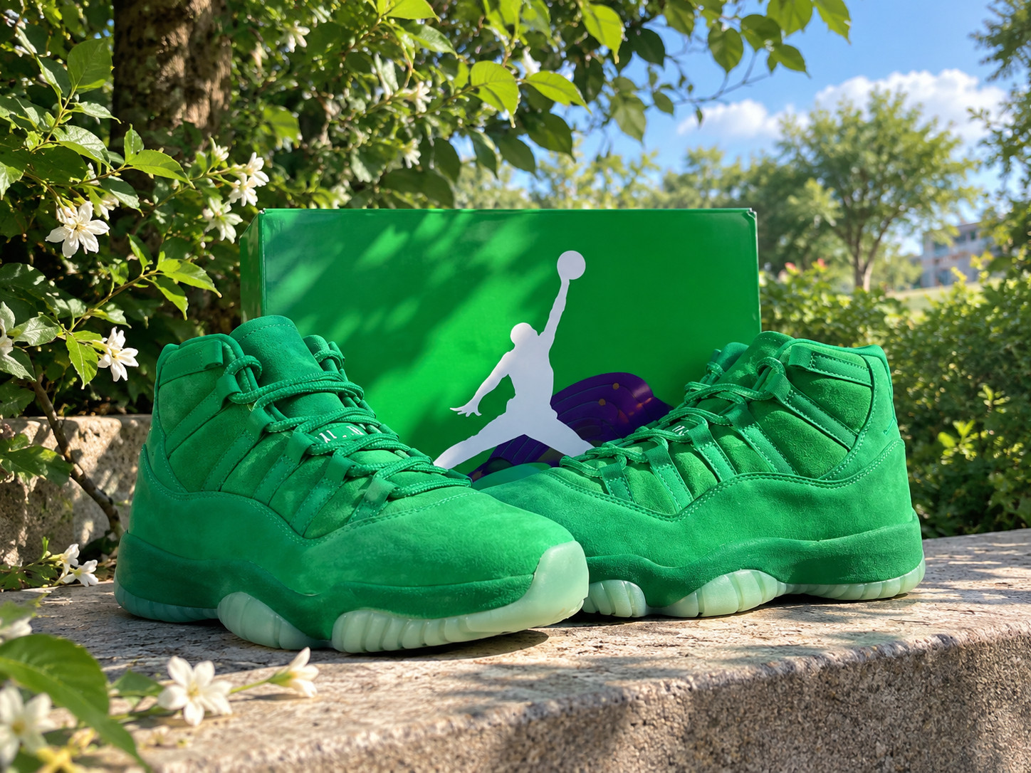 Men's All Size US Jordan 11 “Green Screen” 2026 7-12