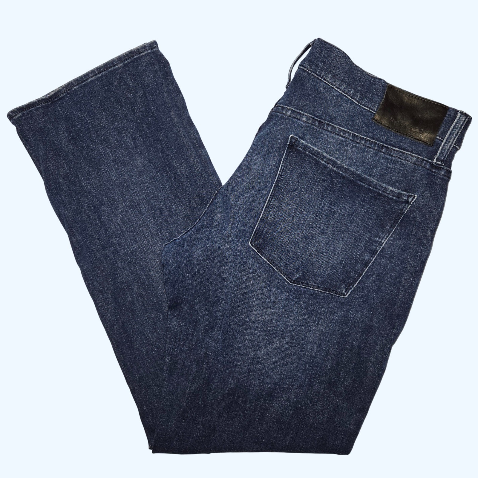 Mott and Bow Straight Leg Jeans Dark Wash Mens 34x32 (Fits 31\