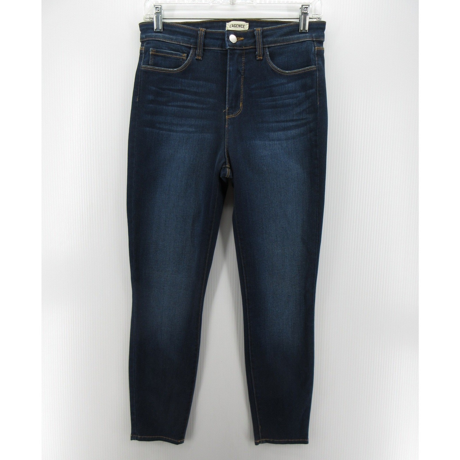 Lagence Jeans Women 28 Blue Margot Skinny Denim Stretch Lyocell Pants USA Made