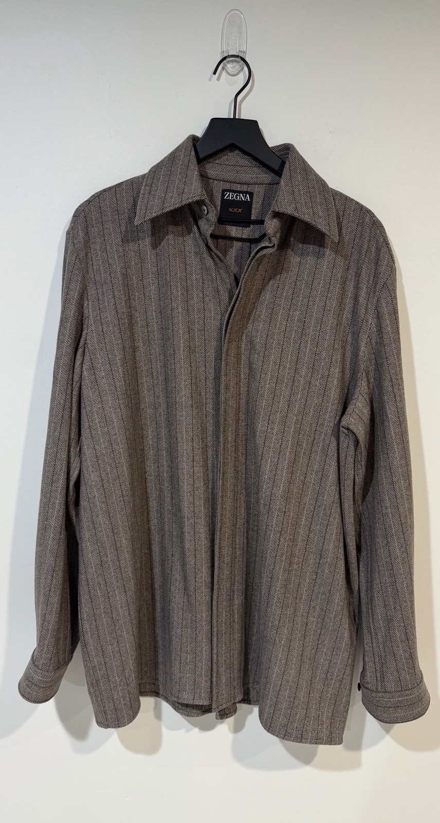 Zegna couture 100% wool over shirt  Fall 26