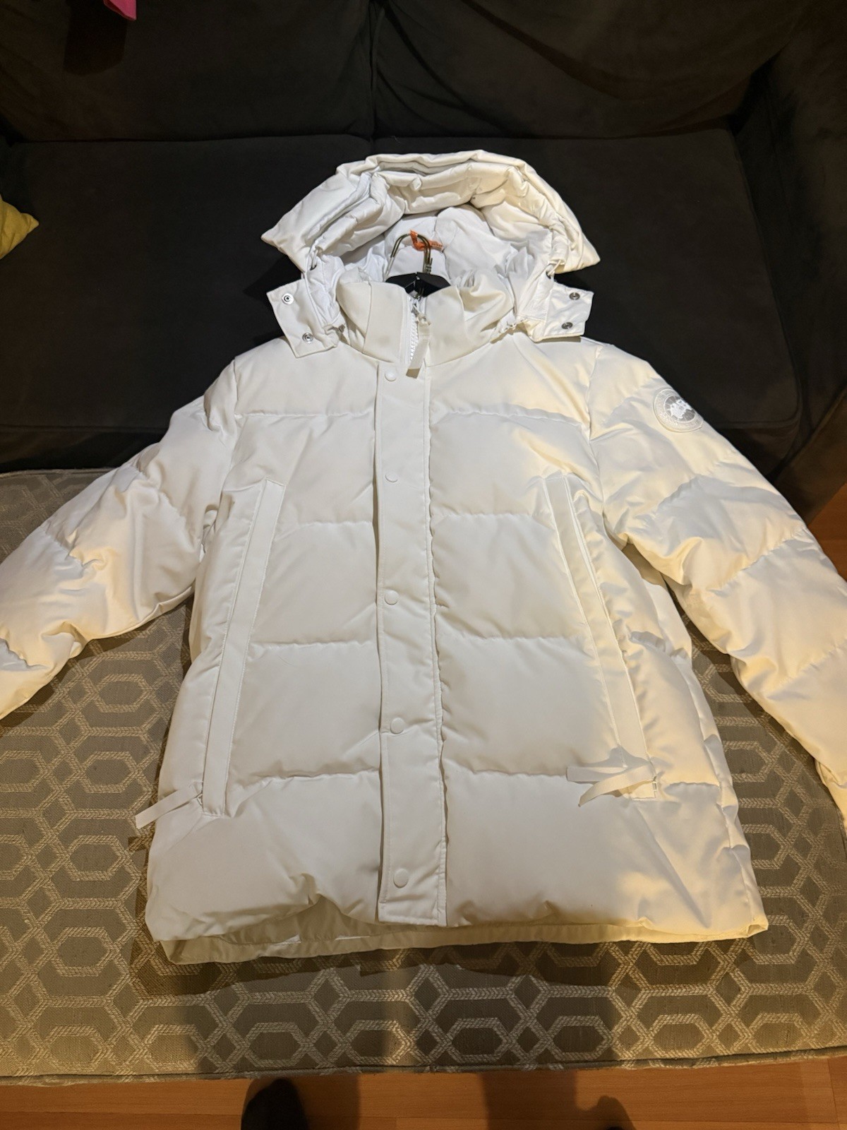 Canada Goose Wyndham Parka Humaniture White Size L Used
