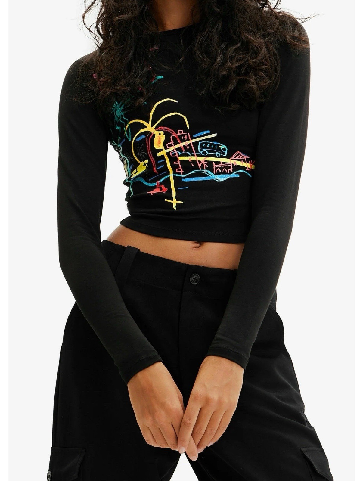Desigual Girls Top size M Cotton