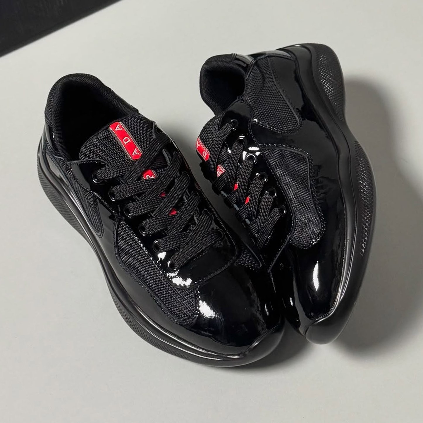 PRADA America\'s Cup \'Black\' · Luxe · Low Top Streetwear Sneaker◎