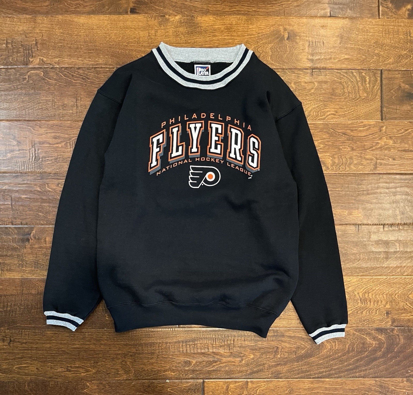 Vintage Pro Player Philadelphia Flyers Crewneck Sweatshirt Mens Medium
